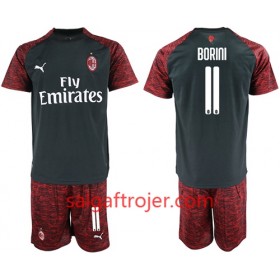 AC Milan Fodboldtrøjer Borini 11 Børn 3. sæt 2018/19 Kort ærmer